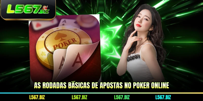 As rodadas básicas de apostas no poker online