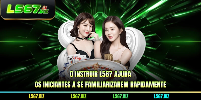 O instruir L567 ajuda os iniciantes a se familiarizarem rapidamente