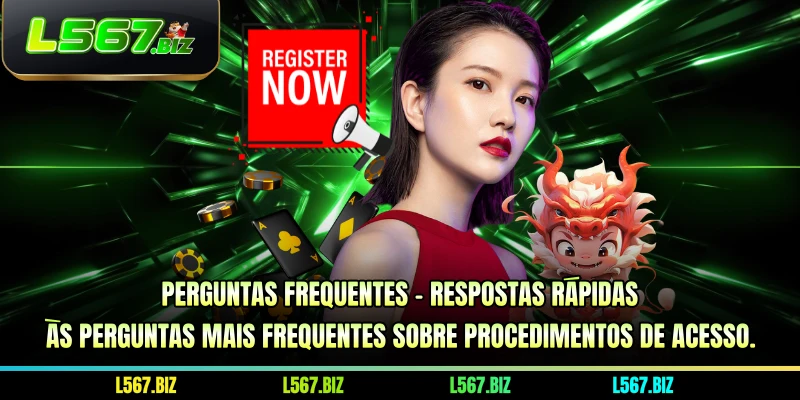Perguntas frequentes - Respostas rápidas às perguntas mais frequentes sobre procedimentos de acesso