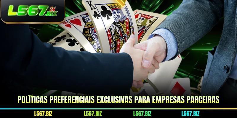 Políticas preferenciais exclusivas para empresas parceiras