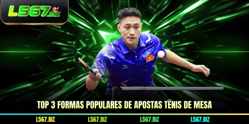 Top 3 formas populares de apostas tênis de mesa