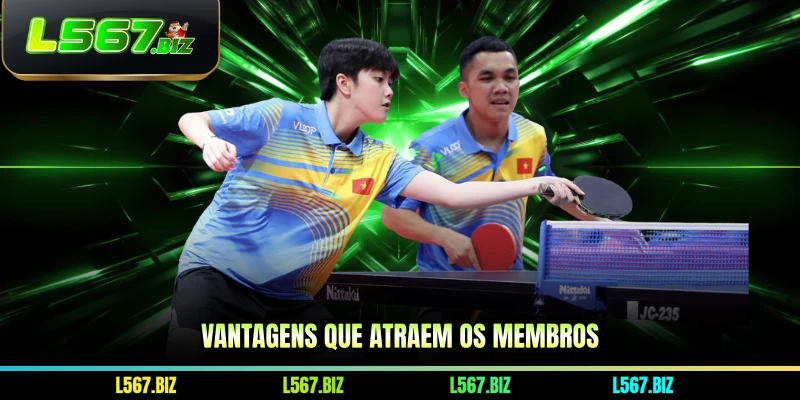 Vantagens que atraem os membros